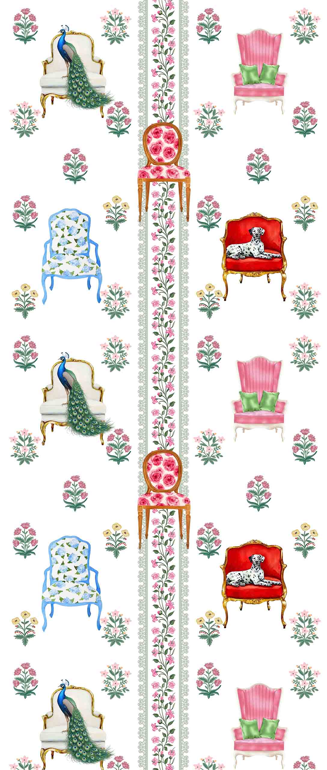 BAAGEECHA | LAWN | BLUSH | WALLPAPER | NEW IN