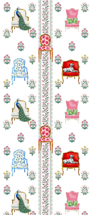 BAAGEECHA | LAWN | BLUSH | WALLPAPER | NEW IN