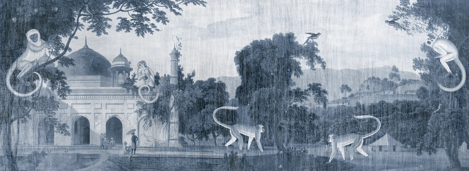 Langoor Mahal | Lustre | Monsoon | Wallpaper