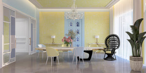 Bahaar | Gauze  | Lemon | Wallpaper