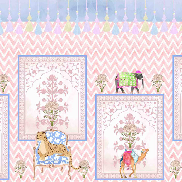 KARAVAAN | LAWN | BLUSH | WALLPAPER | NEW IN
