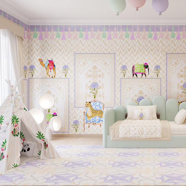 KARAVAAN | LAWN | SAND | WALLPAPER | NEW IN