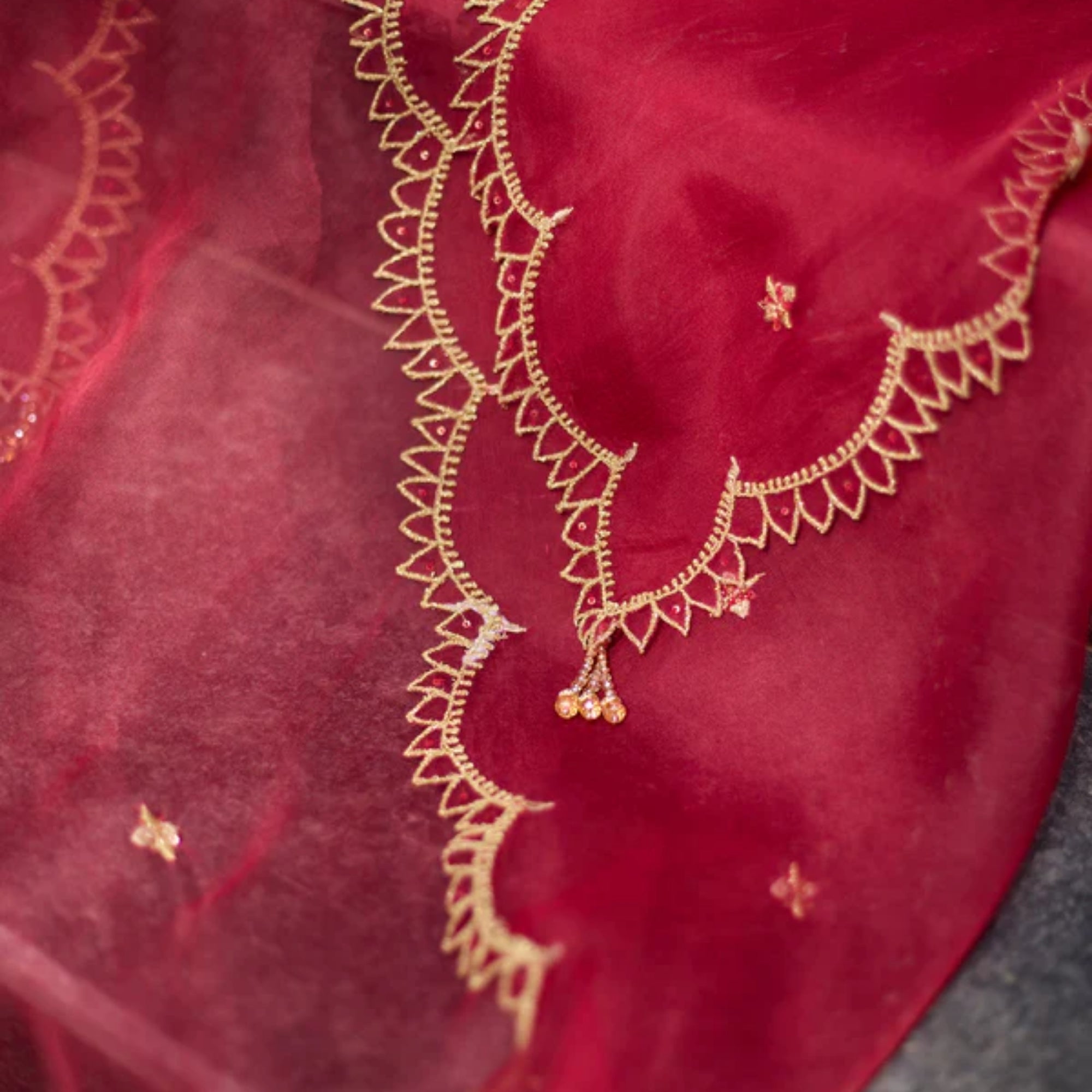 RESHMA - RED KURTA SET