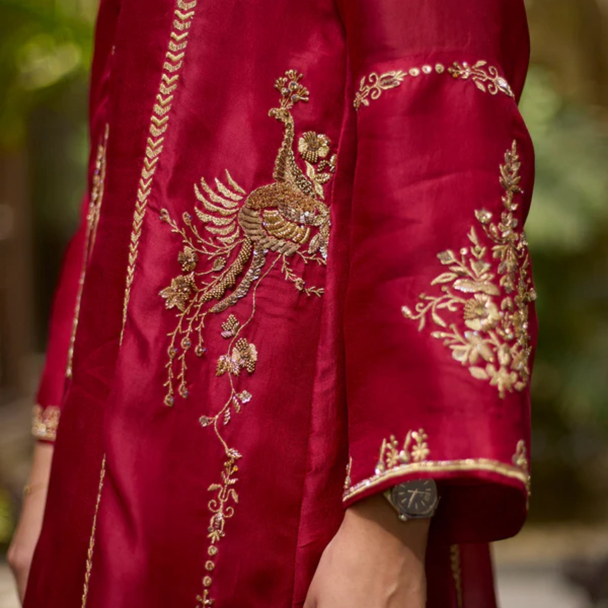 RESHMA - RED KURTA SET
