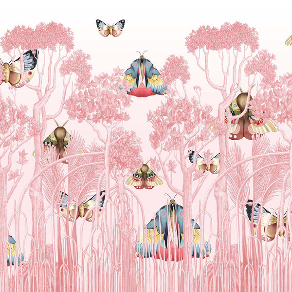 FOREST | LAWN | BLUSH | WALLPAPER