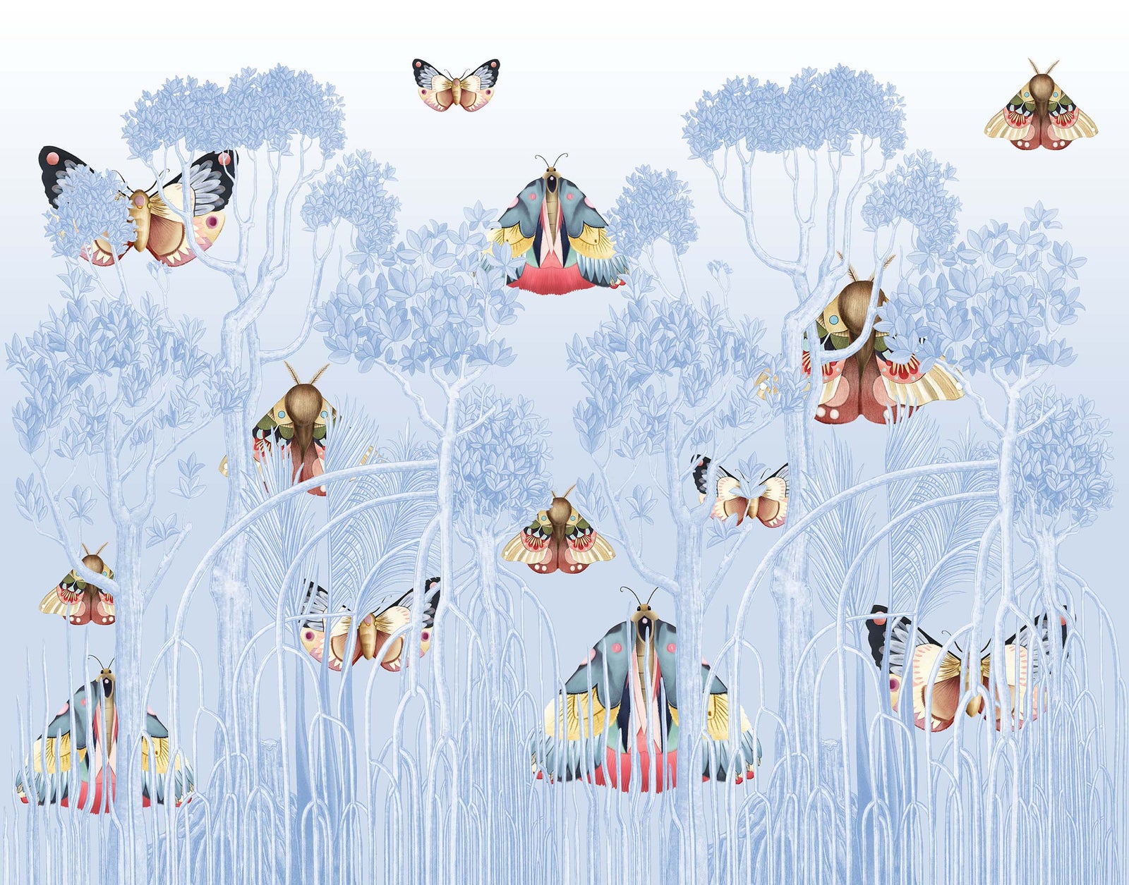 FOREST | LAWN | INK | WALLPAPER