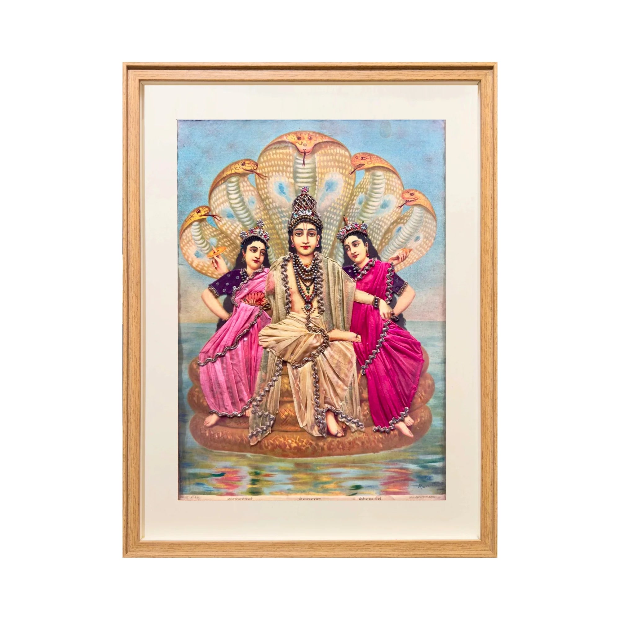 Shesh Narayana with Sridevi and Bhudevi