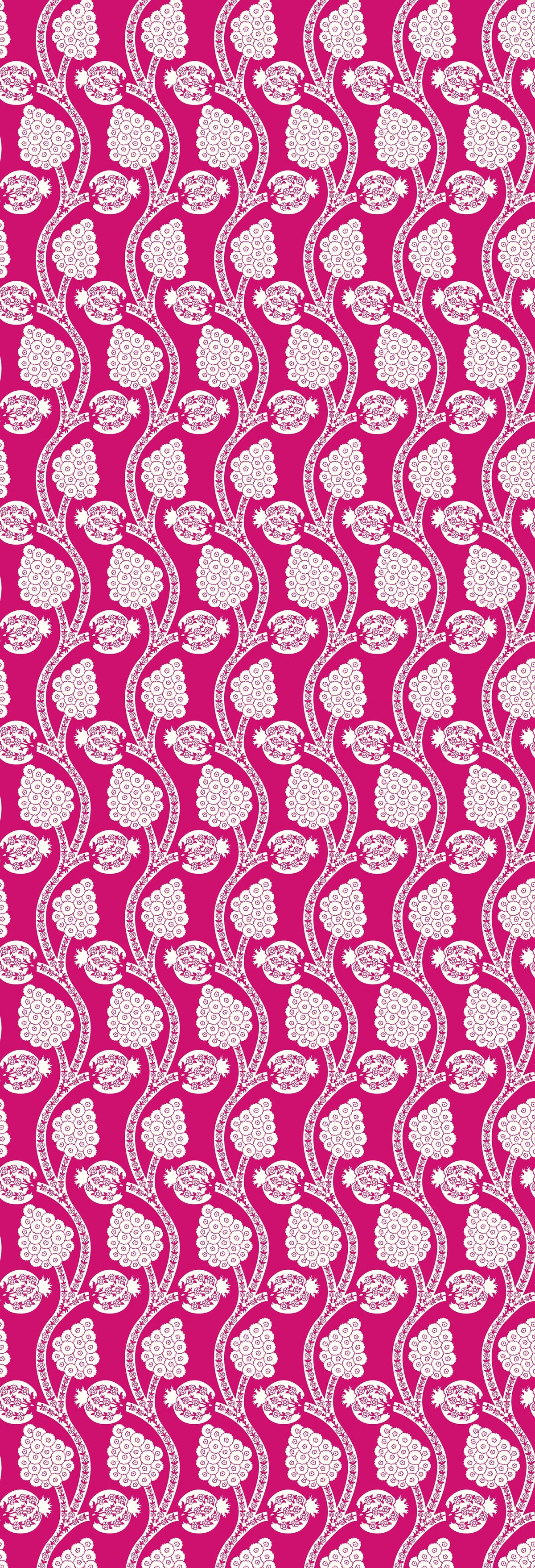 Angoori | Gauze  | Fuschia | Wallpaper