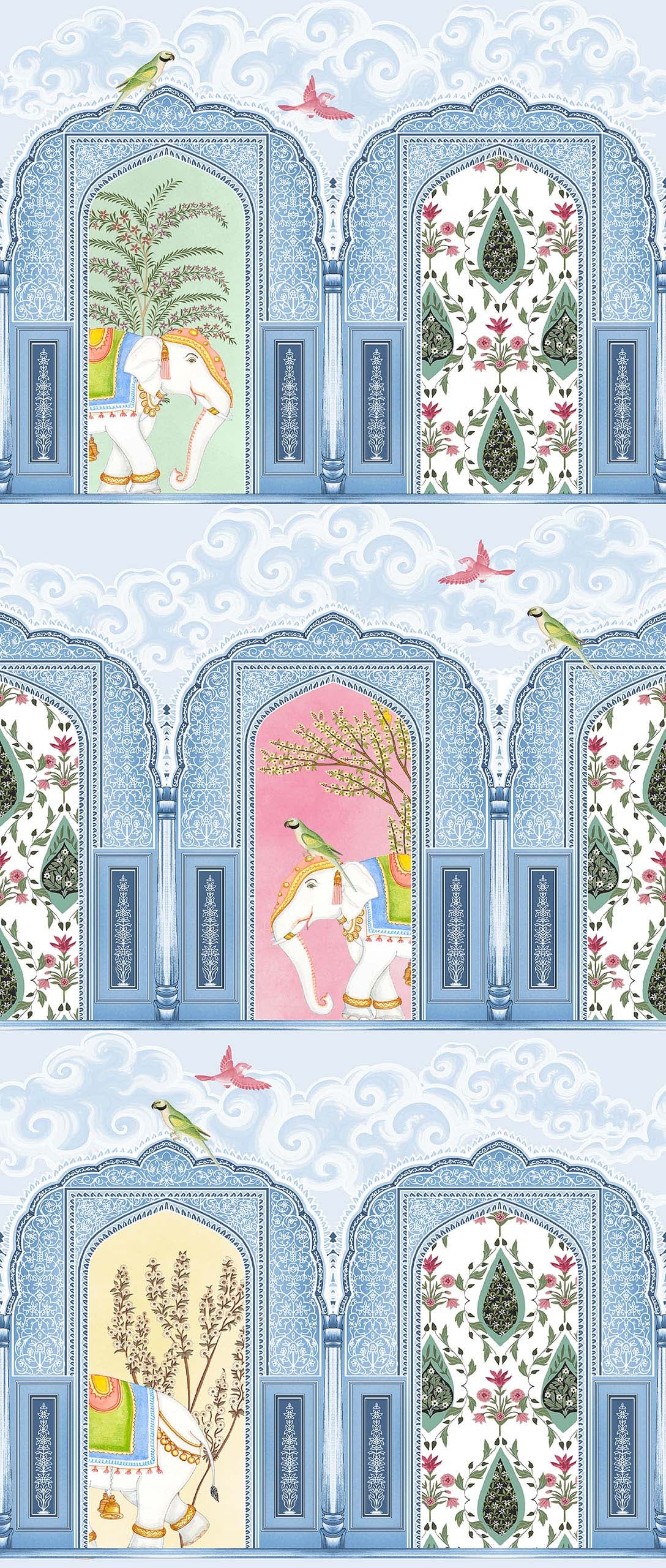 HIDE & SEEK | LAWN | INK | WALLPAPER