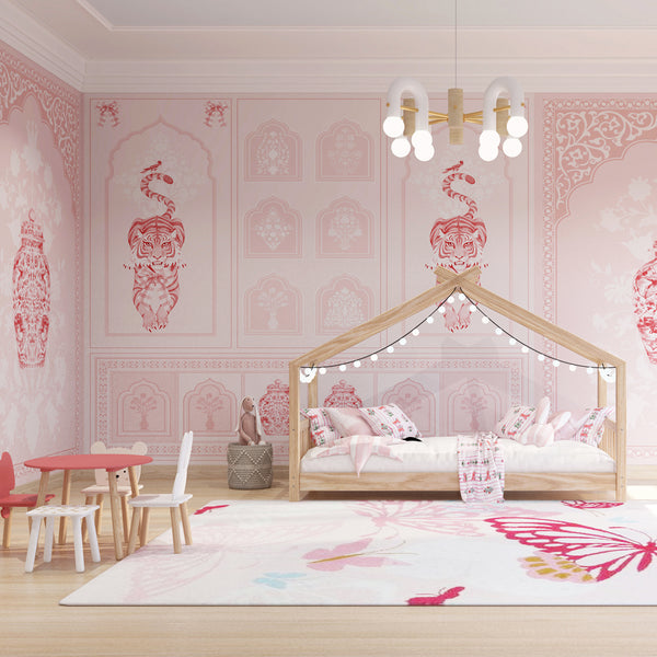 SHER KHAN | LAWN | BLUSH | WALLPAPER | NEW IN