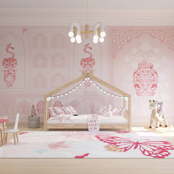 SHER KHAN | LAWN | BLUSH | WALLPAPER | NEW IN