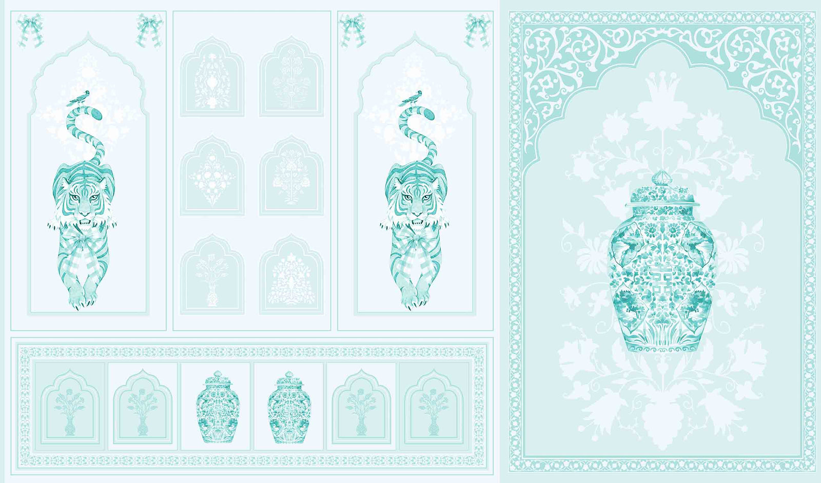 SHER KHAN | LAWN | BREEZE | WALLPAPER | NEW IN
