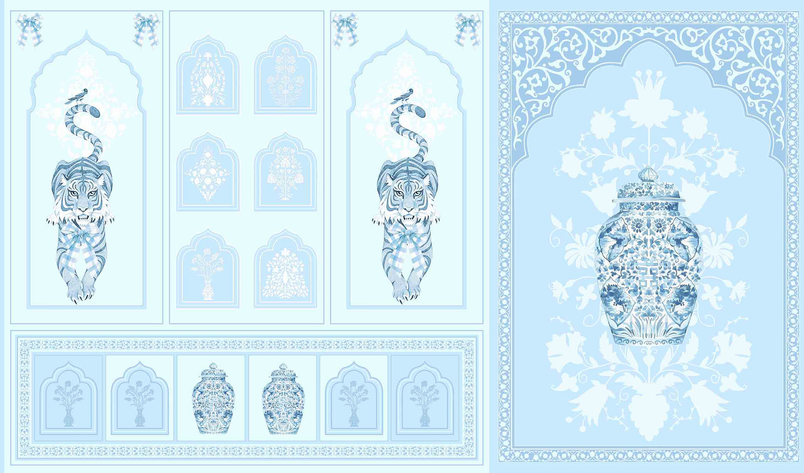 SHER KHAN | LAWN | INK | WALLPAPER | NEW IN