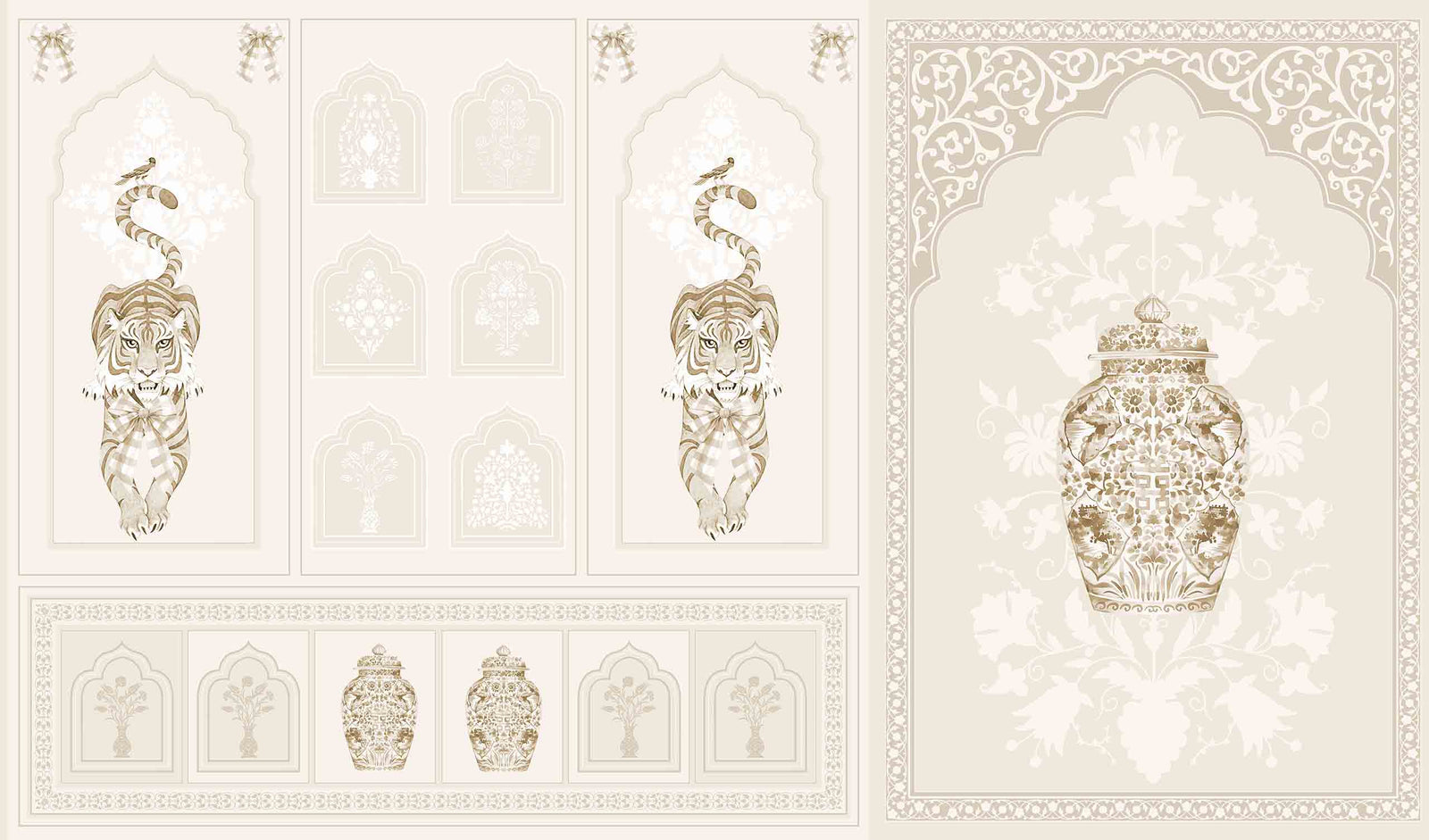SHER KHAN | LAWN | SAND | WALLPAPER | NEW IN