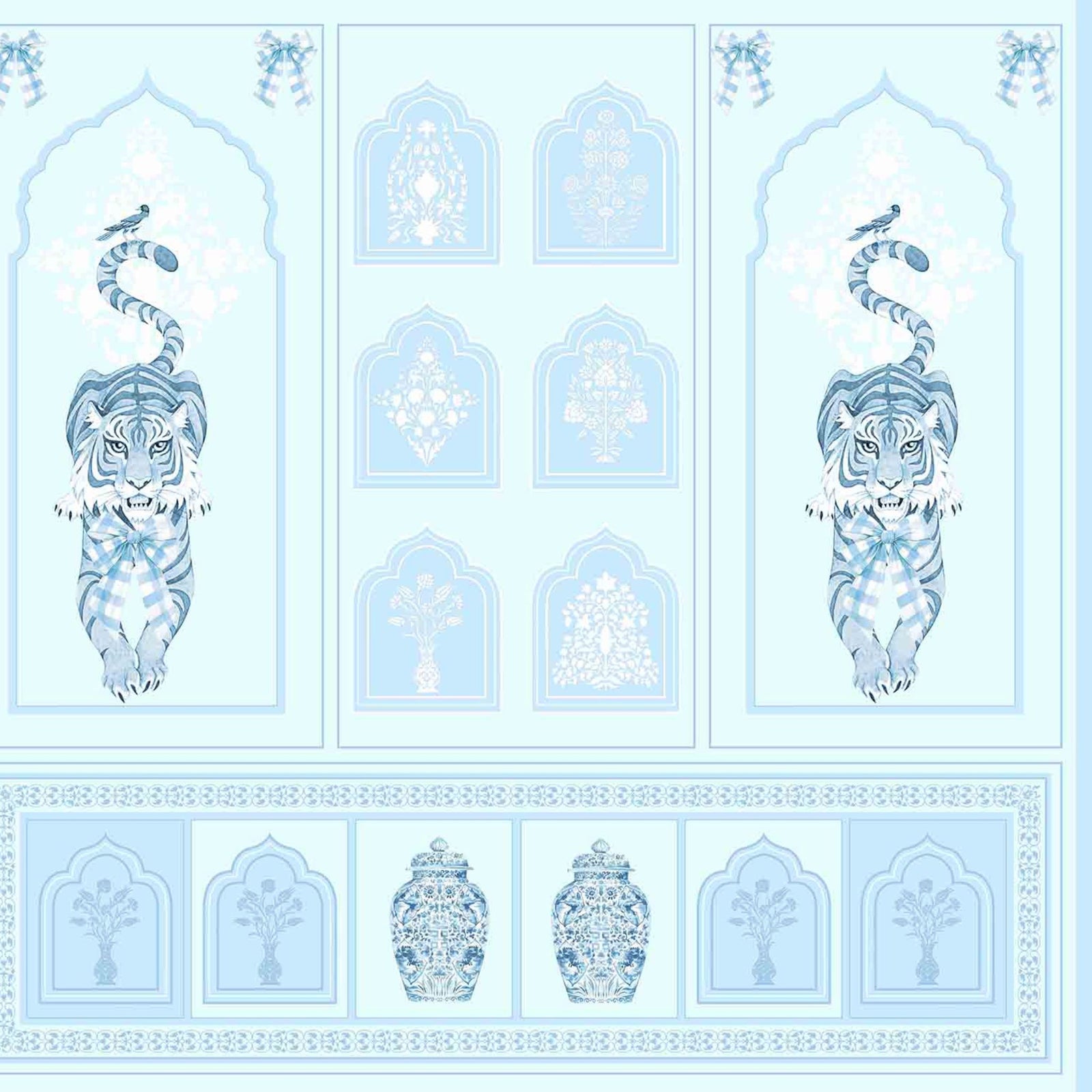 SHER KHAN | LAWN | INK | WALLPAPER | NEW IN