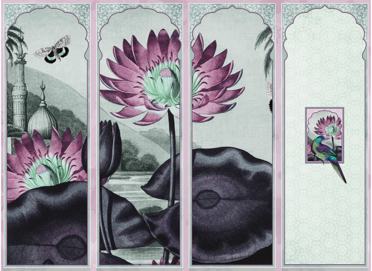 LILY ARCH | LAWN | RUBY | WALLPAPER | NEW IN