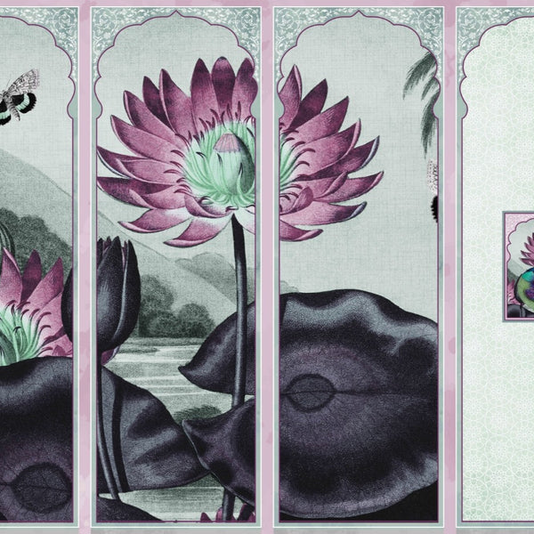 LILY ARCH | LAWN | RUBY | WALLPAPER | NEW IN