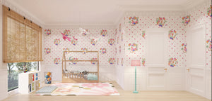 BADE MIYAN | LAWN | BLUSH | WALLPAPER | NEW IN