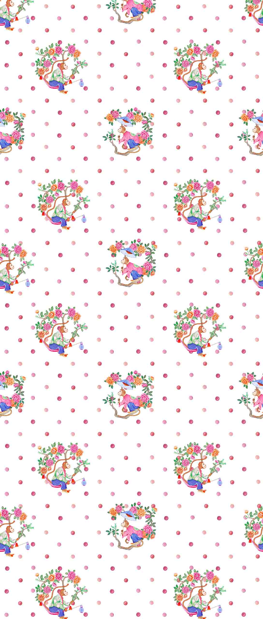BADE MIYAN | LAWN | BLUSH | WALLPAPER | NEW IN