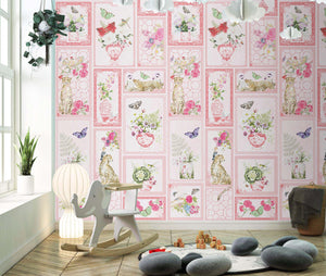 GINGER LILY | LAWN | BLUSH | WALLPAPER
