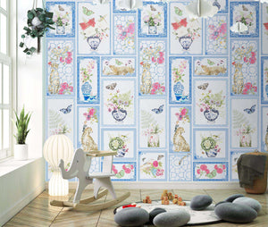 GINGER LILY | LAWN | INK | WALLPAPER