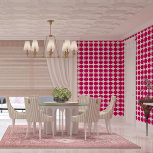 Tabriz | Gauze  | Fuschia | Wallpaper