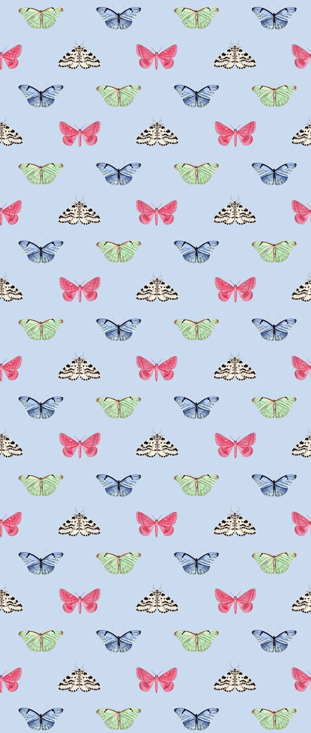 PAPILLON | LAWN | INK | WALLPAPER