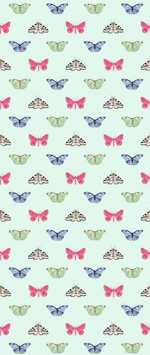 PAPILLON | LAWN | MINT | WALLPAPER