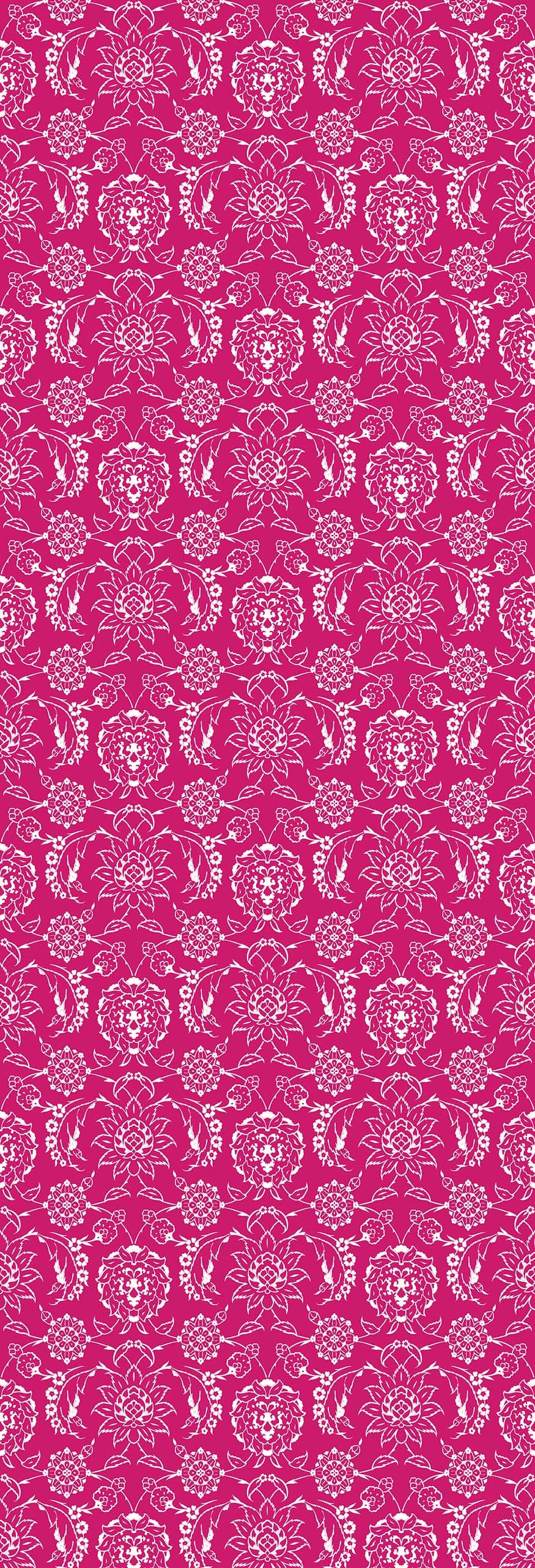 Gulnaaz | Gauze  | Fuschia | Wallpaper
