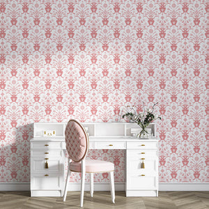 INDE | LAWN | BLUSH | WALLPAPER
