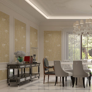Bahaar | Lustre | Gold | Wallpaper