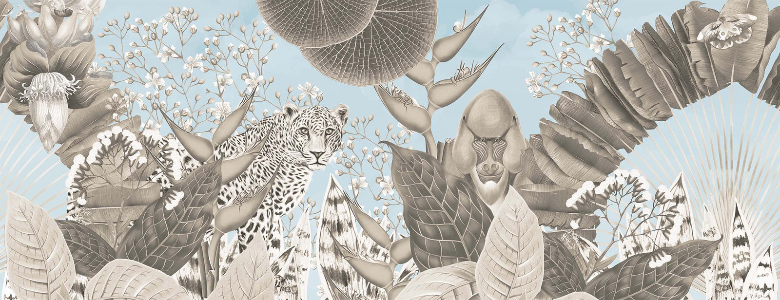AMAZONIA | LUSTRE  | SEPIA | WALLPAPER | NEW IN