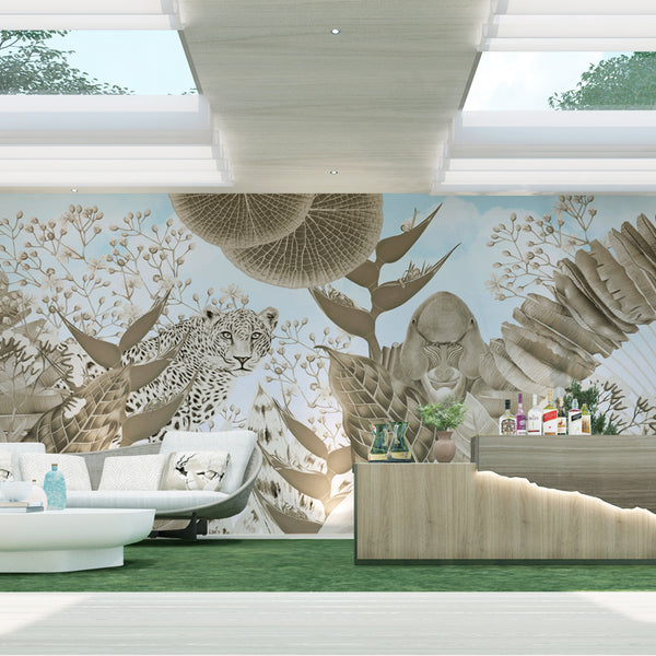 AMAZONIA | LUSTRE  | SEPIA | WALLPAPER | NEW IN