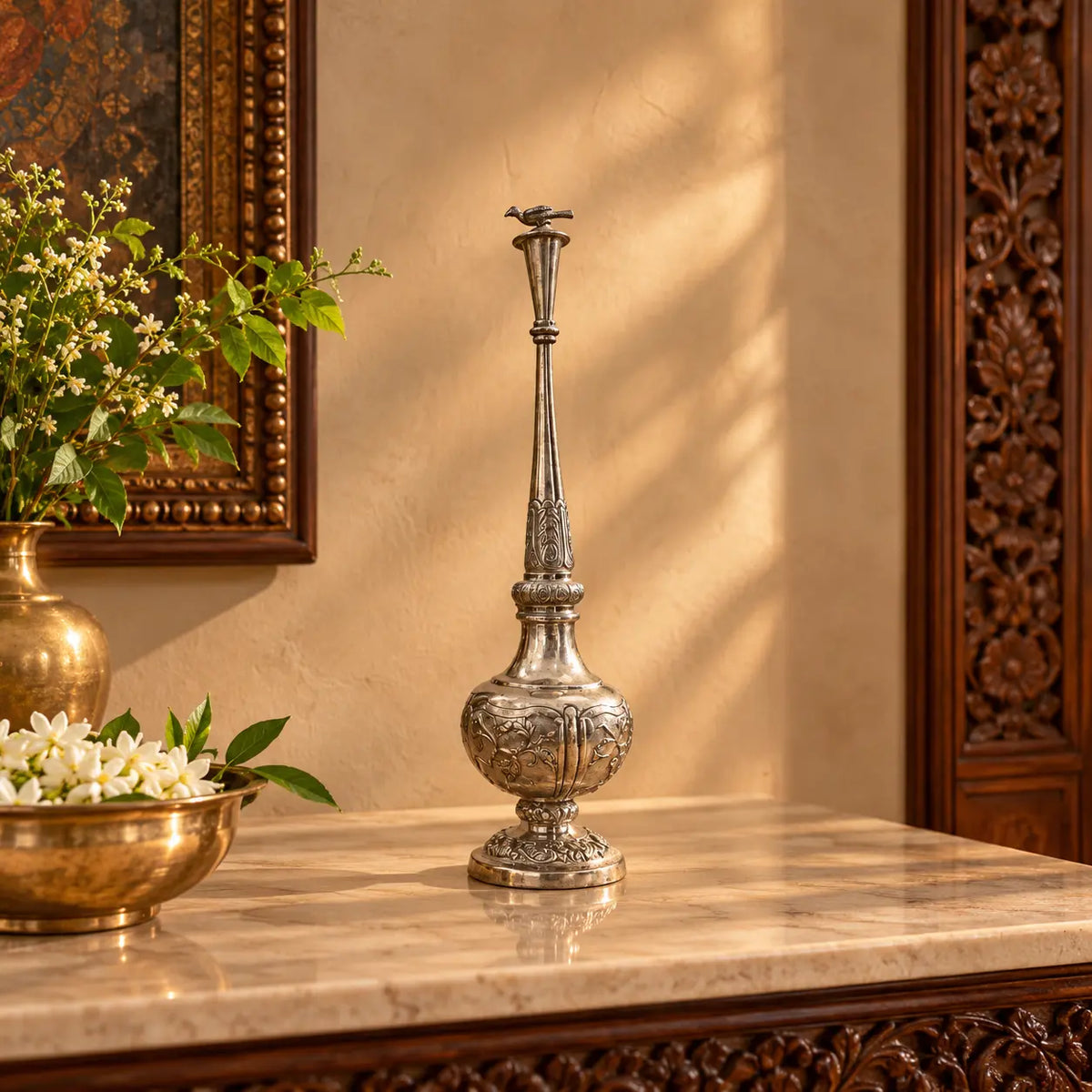 Arzaani
Antique Silver Gulabpash Artefacts
Artifacts
South Indian artifacts
Indian artefacts