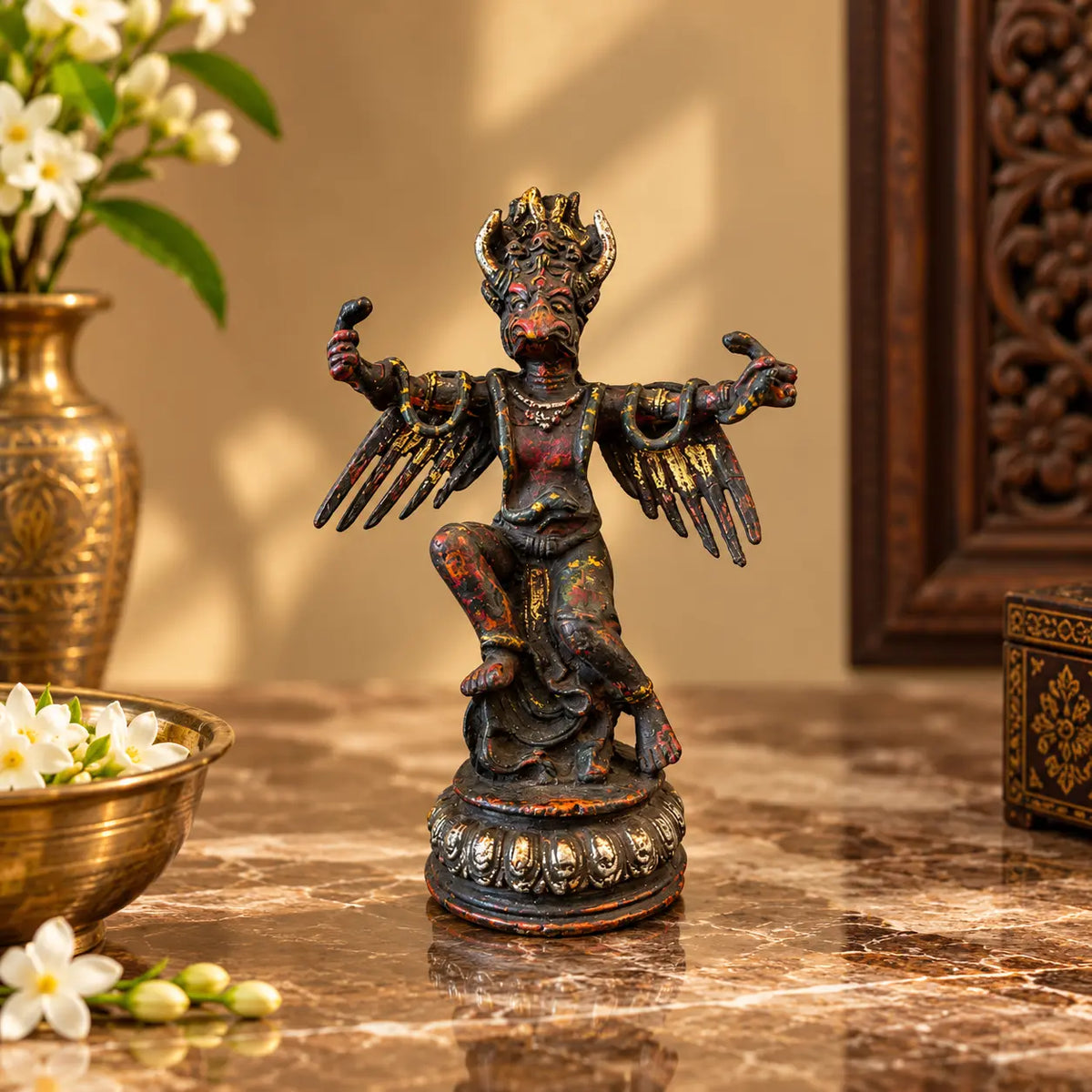 Arzaani 
Dancing Garuda- II Artefacts
Artifacts
South Indian artifacts
Indian artefacts