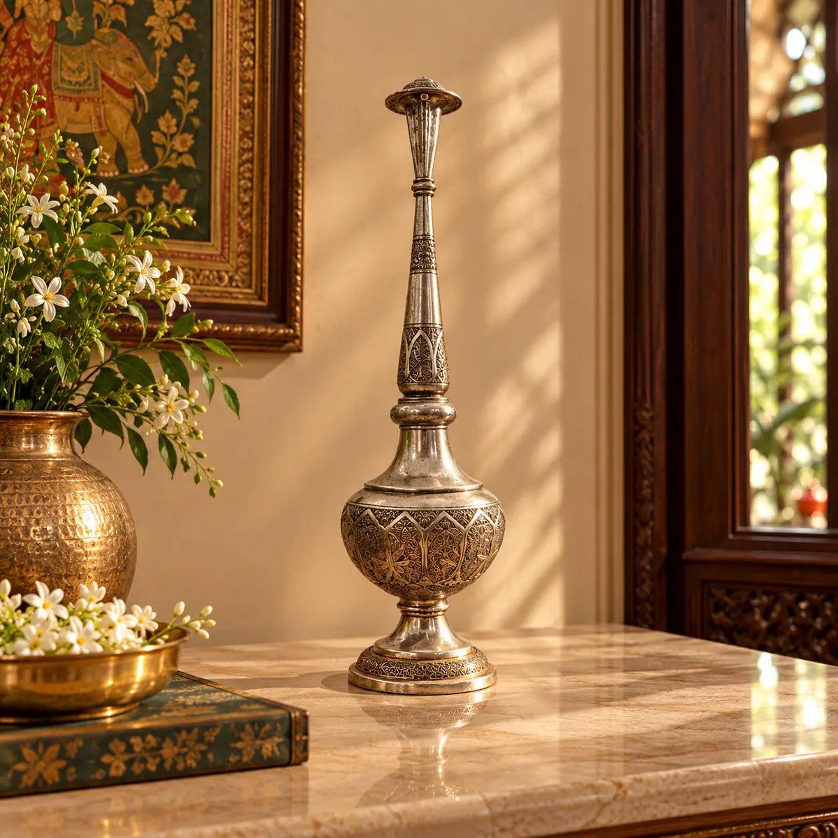 Arzaani
Silver Gulabpash Artefacts
Artifacts
South Indian artifacts
Indian artefacts