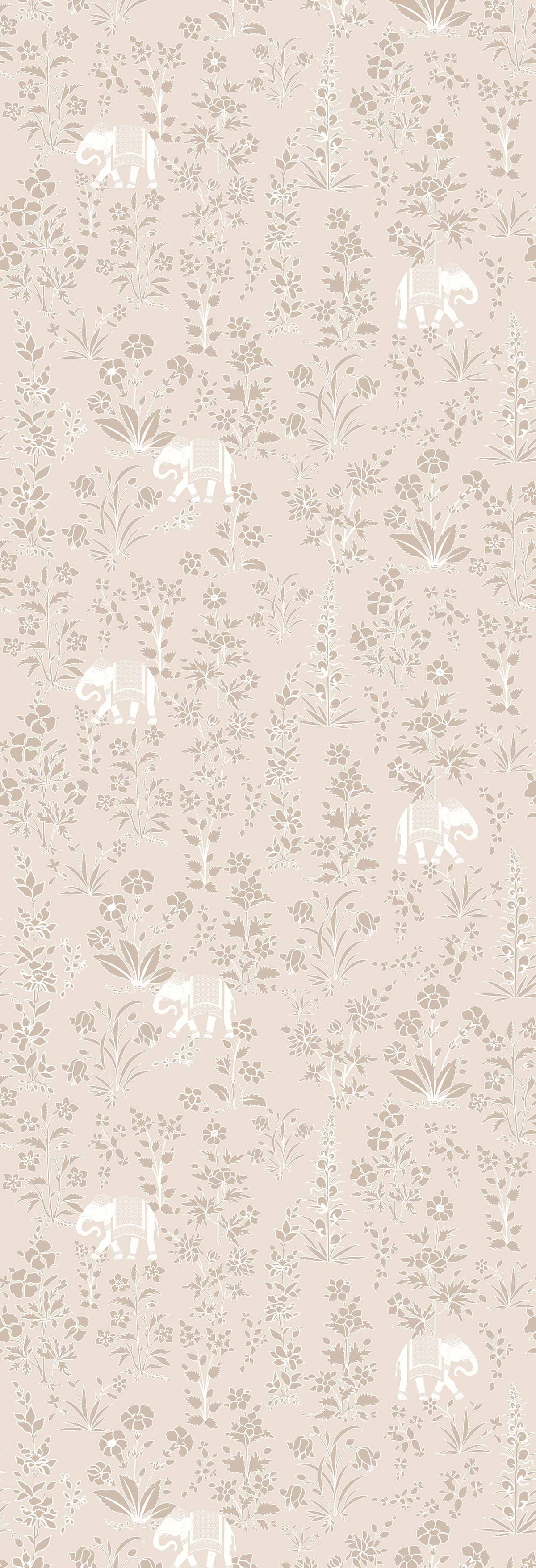 Bahaar | Gauze | Biege | Wallpaper