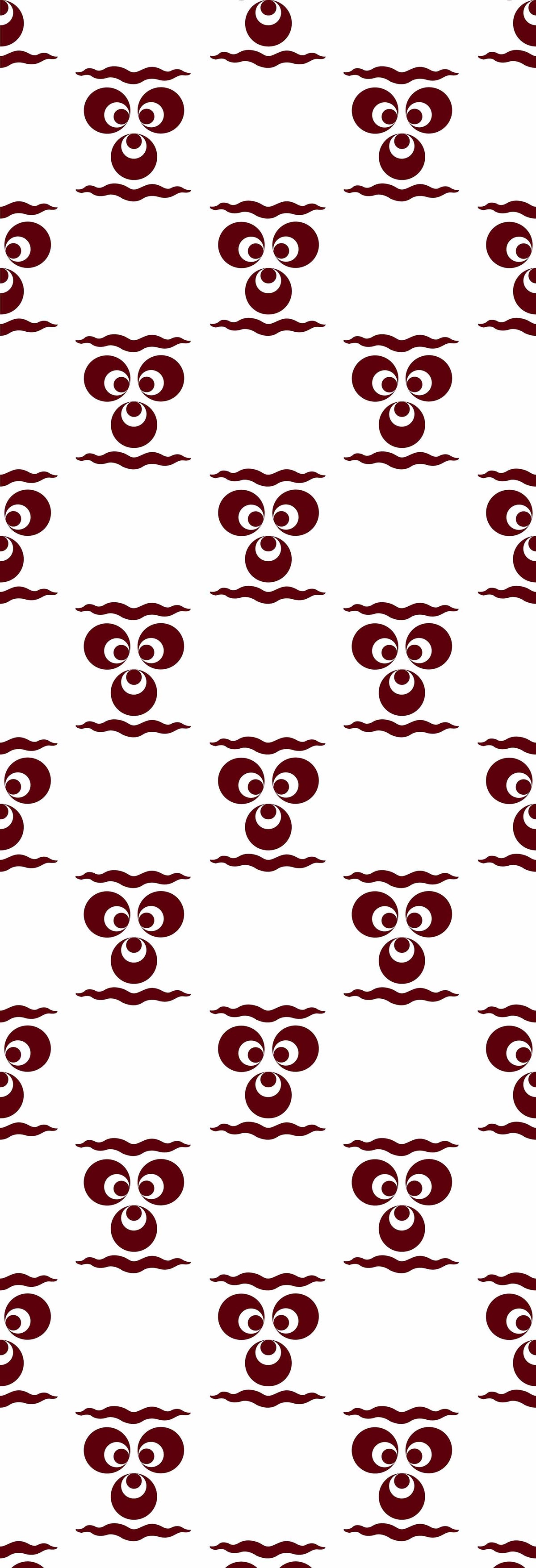 Chintamani | Gauze | Burgundy – Flock | Wallpaper