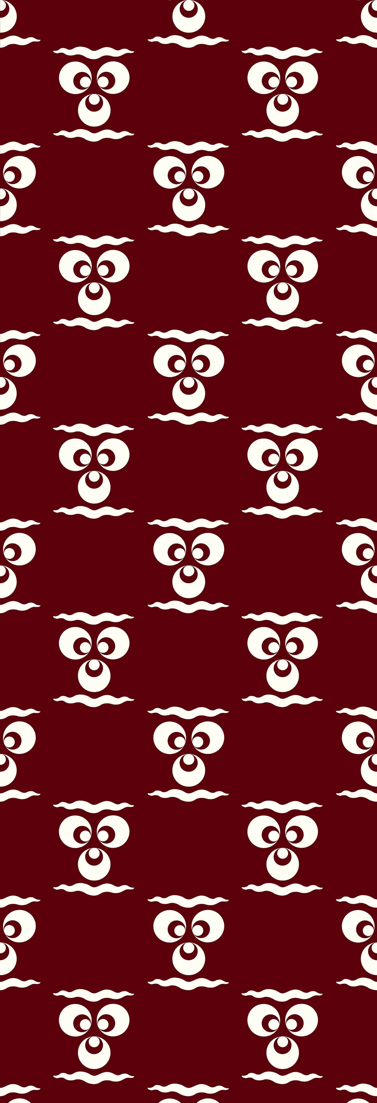 Chintamani | Gauze | Burgundy | Wallpaper