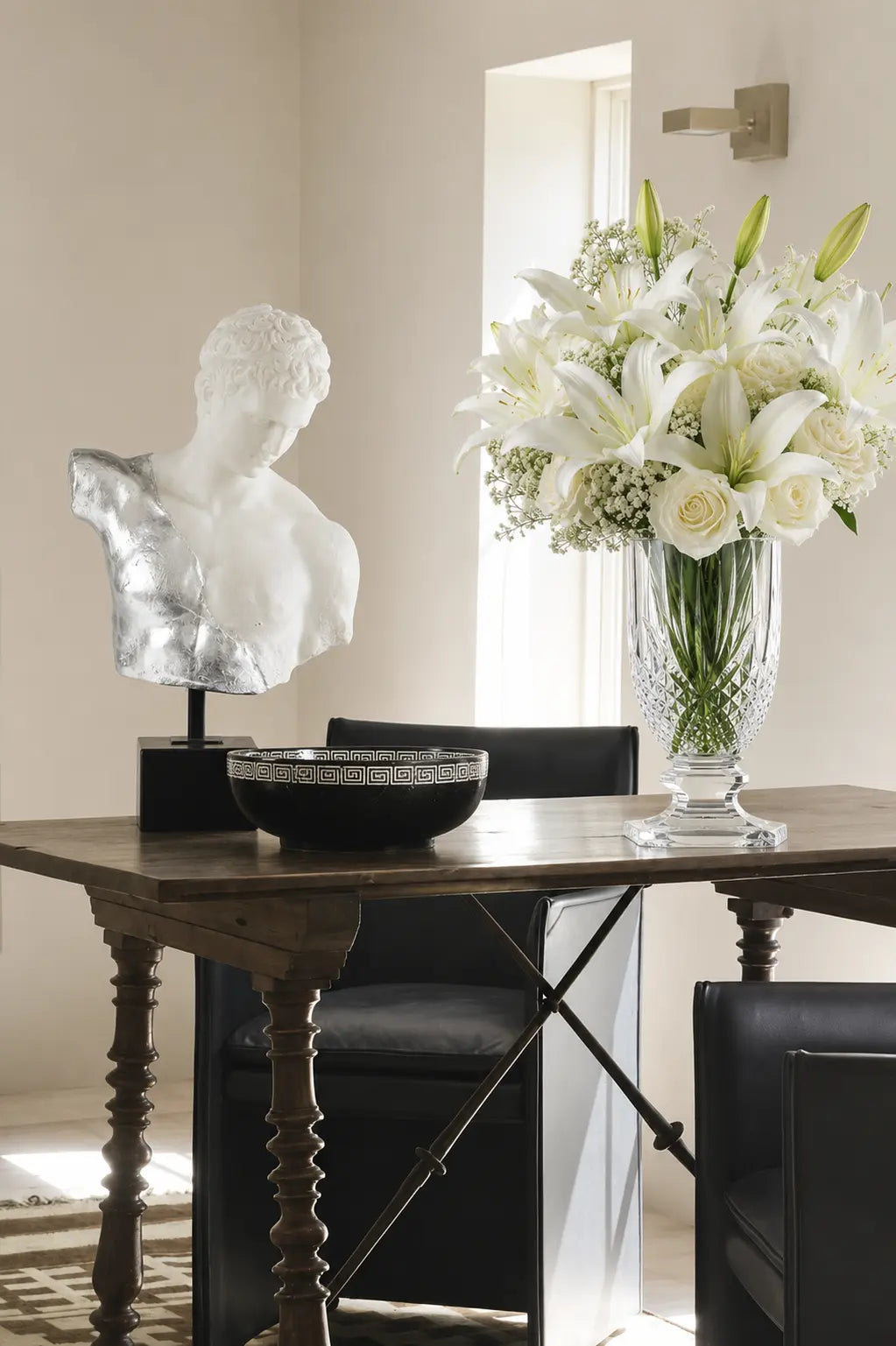 LARGE SIZE VASE CLEAR CRYSTAL | NEW IN
