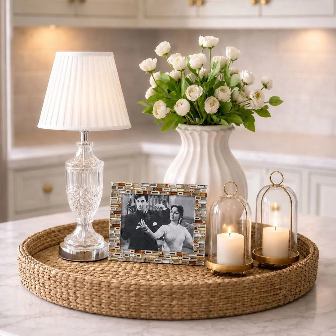 Deco Swarovski Crystals Photo Frame - Medium