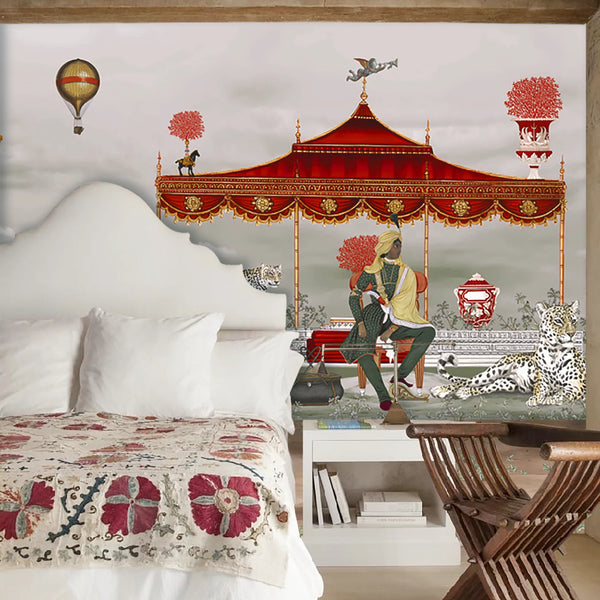 Eyes Right | Shantung | Spring | Wallpaper
