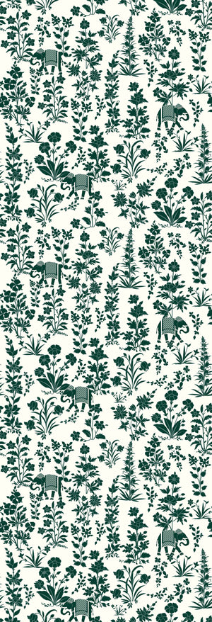 Bahaar | Gauze | Green | Wallpaper
