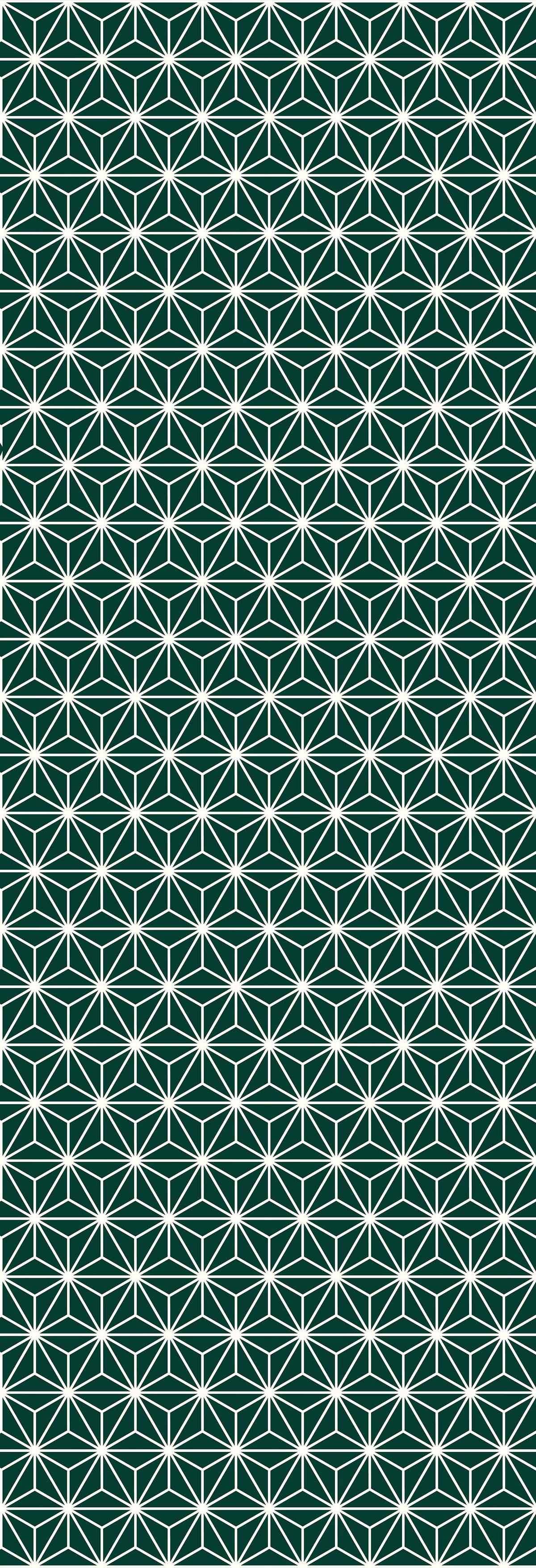 Tara | Gauze | Green | Wallpaper
