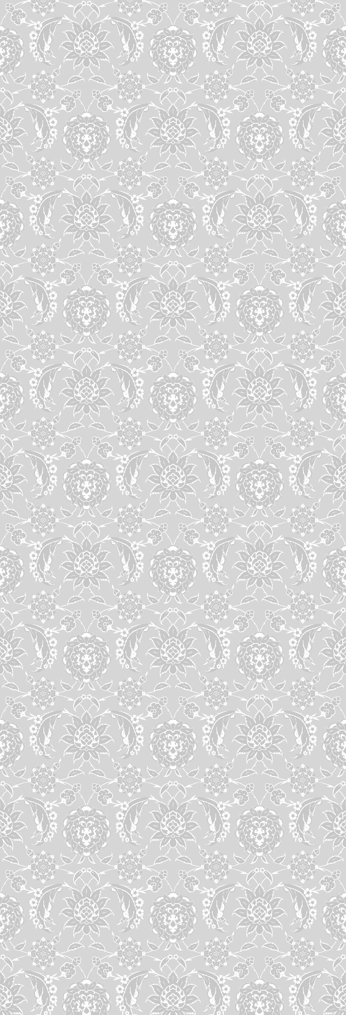 Gulnaaz | Gauze | Grey | Wallpaper