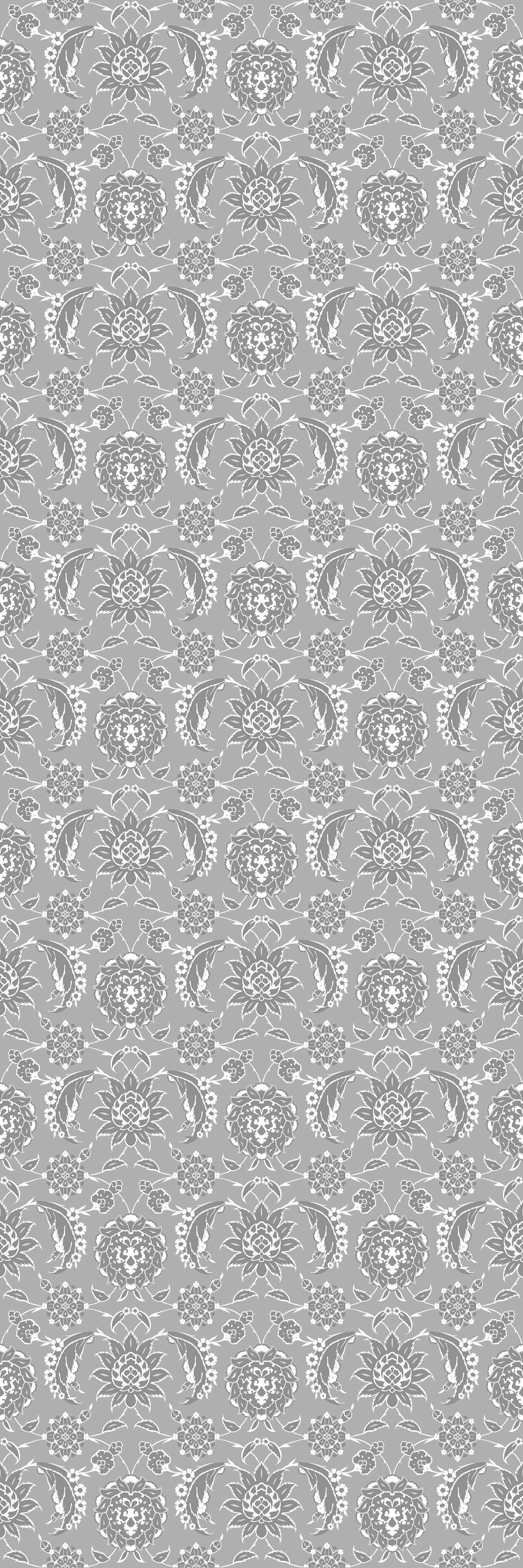 Gulnaaz | Lustre |Silver | Wallpaper