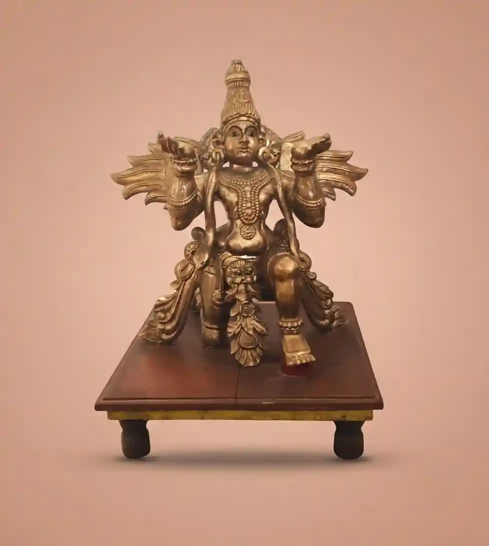 Arzaani
Wooden Garuda Gold Gilted Artefacts
Artifacts
South Indian artifacts
Indian artefacts
