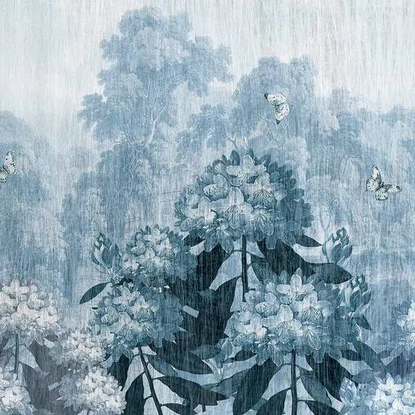 The Wall Flower | Lustre | Grove Ink | Wallpaper