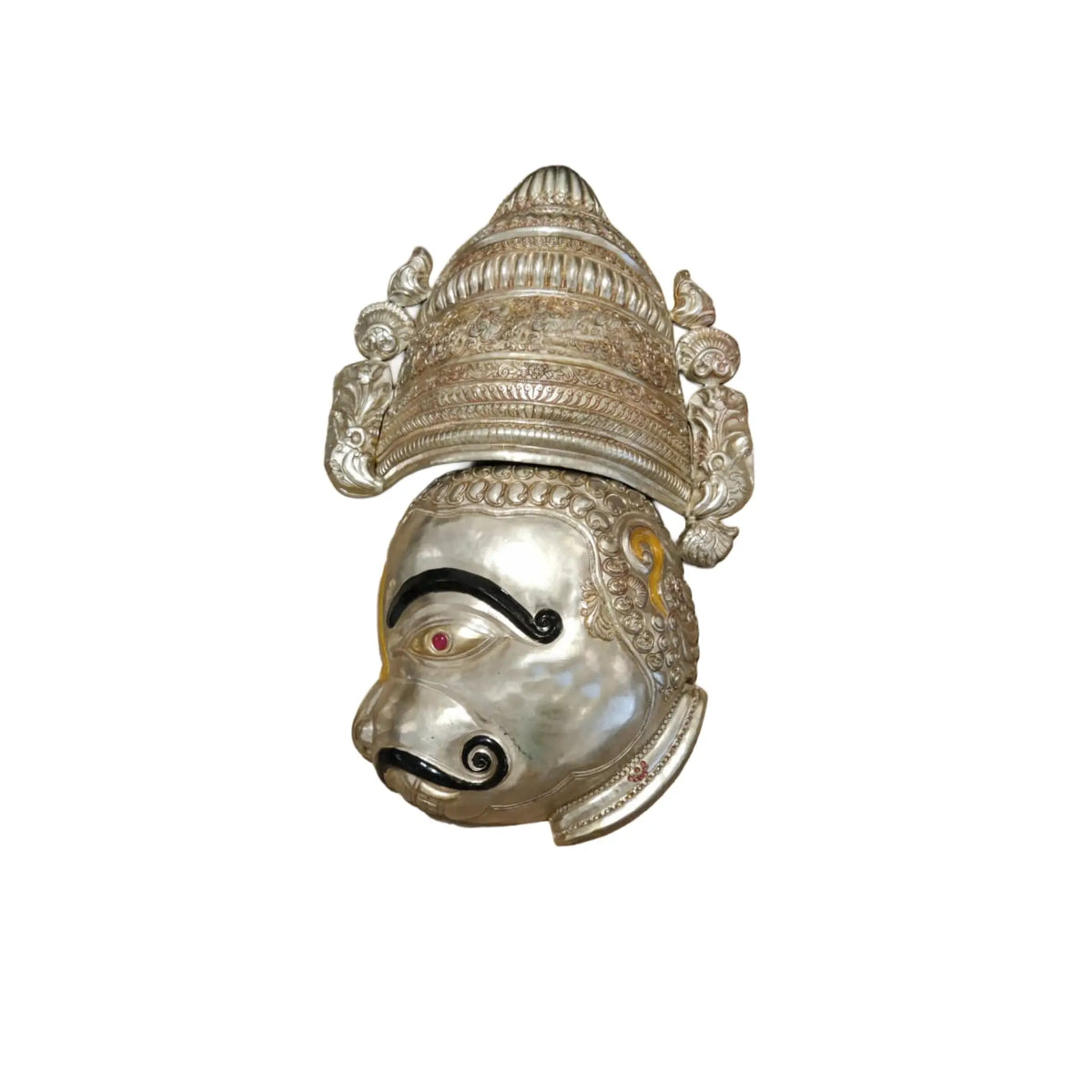 Hanuman Mask with Ornate Crown
