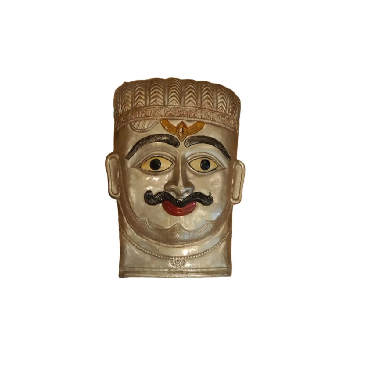 Hanuman Mask with Ornate Crown